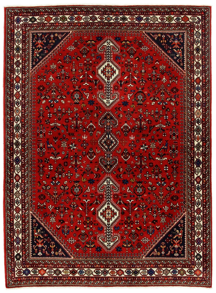 Nasrabad Tappeto 240 x 170 (Iran) Annodato A Mano