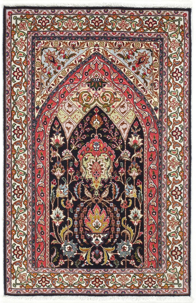 Tabriz Tappeto 100x70 (Iran) Annodato A Mano
