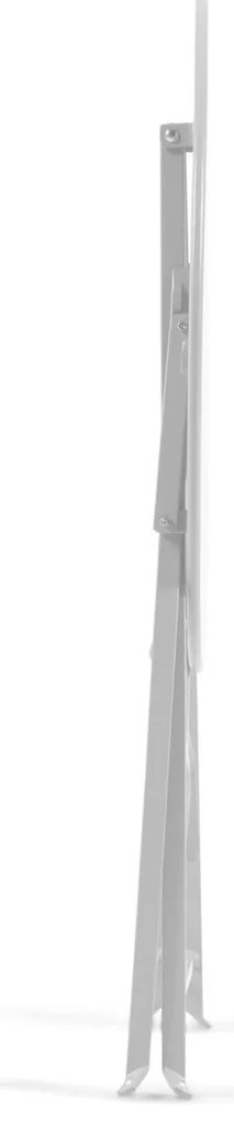Kave Home - Set da esterno Beryl con tavolo e 2 sedie pieghevoli in metallo grigio chiaro