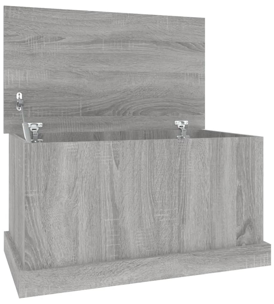 Contenitore grigio sonoma 70x40x38 cm legno multistrato