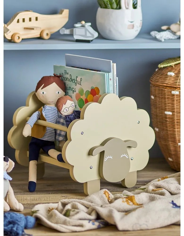 Libreria per bambini beige 30,5x30x35 cm Dolly - Bloomingville Mini