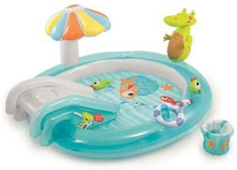 Piscina gonfiabile 'gator play center' +2 anni - CM.201X170X84H. - peso KG.3,9 (57165)