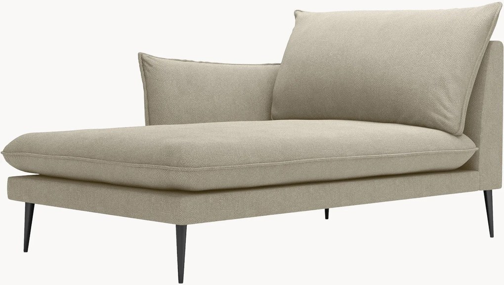 Modulo angolare chaise effetto lino Elio
