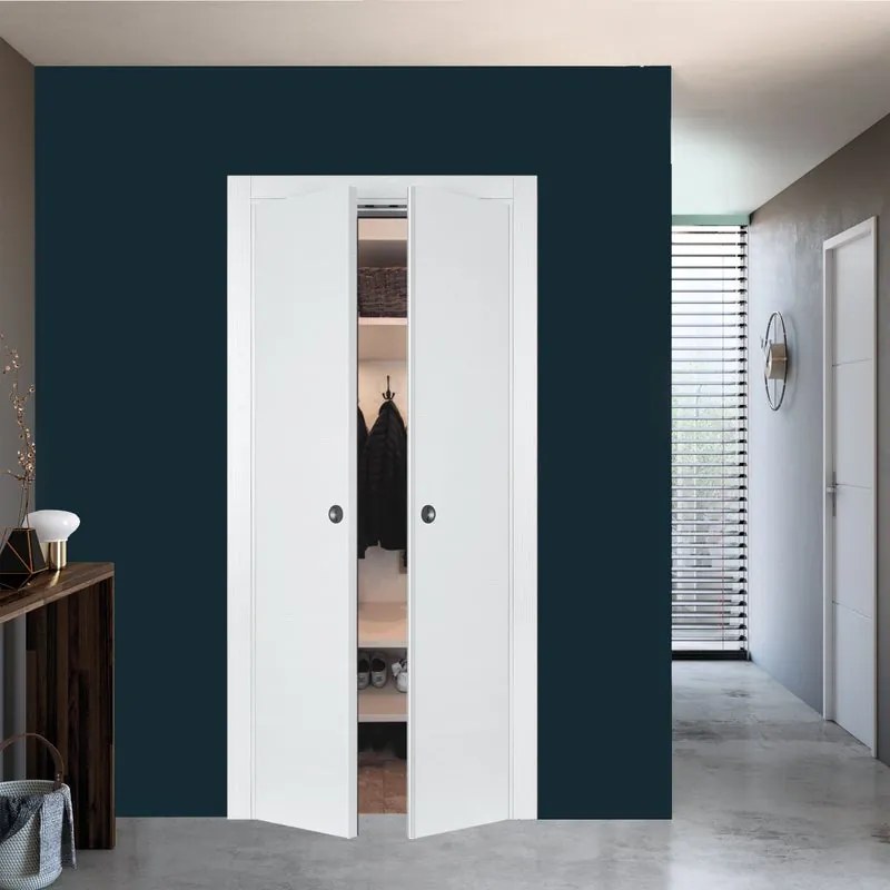 Porta per armadio battente Trinity bianco L 90 x H 210 cm reversibile