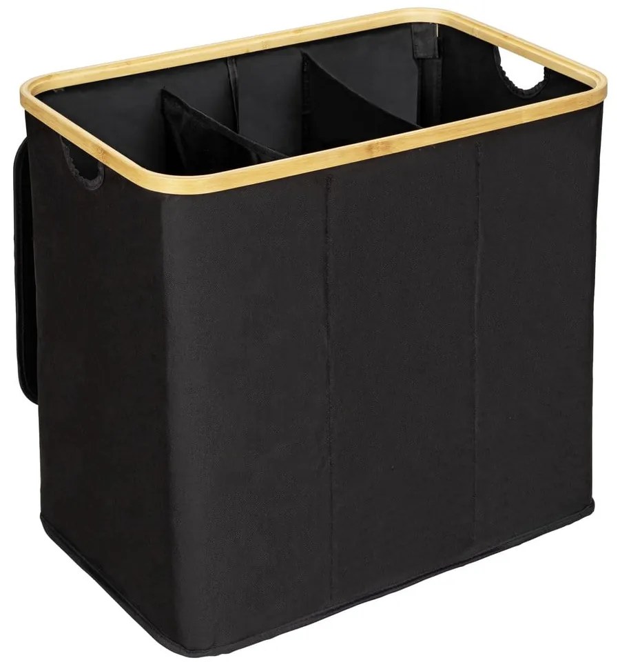 Cesto portabiancheria in tessuto 105 l Trio Ecori - Wenko
