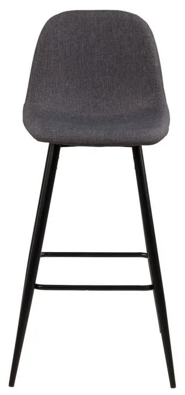 Sgabello da bar nero e grigio 101 cm Wilma - Actona