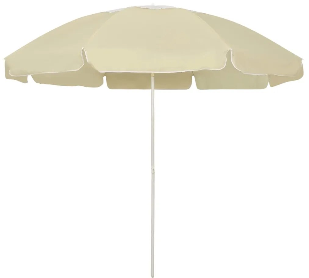 Ombrellone Da Spiaggia Giallo Sabbia 240 Cm /