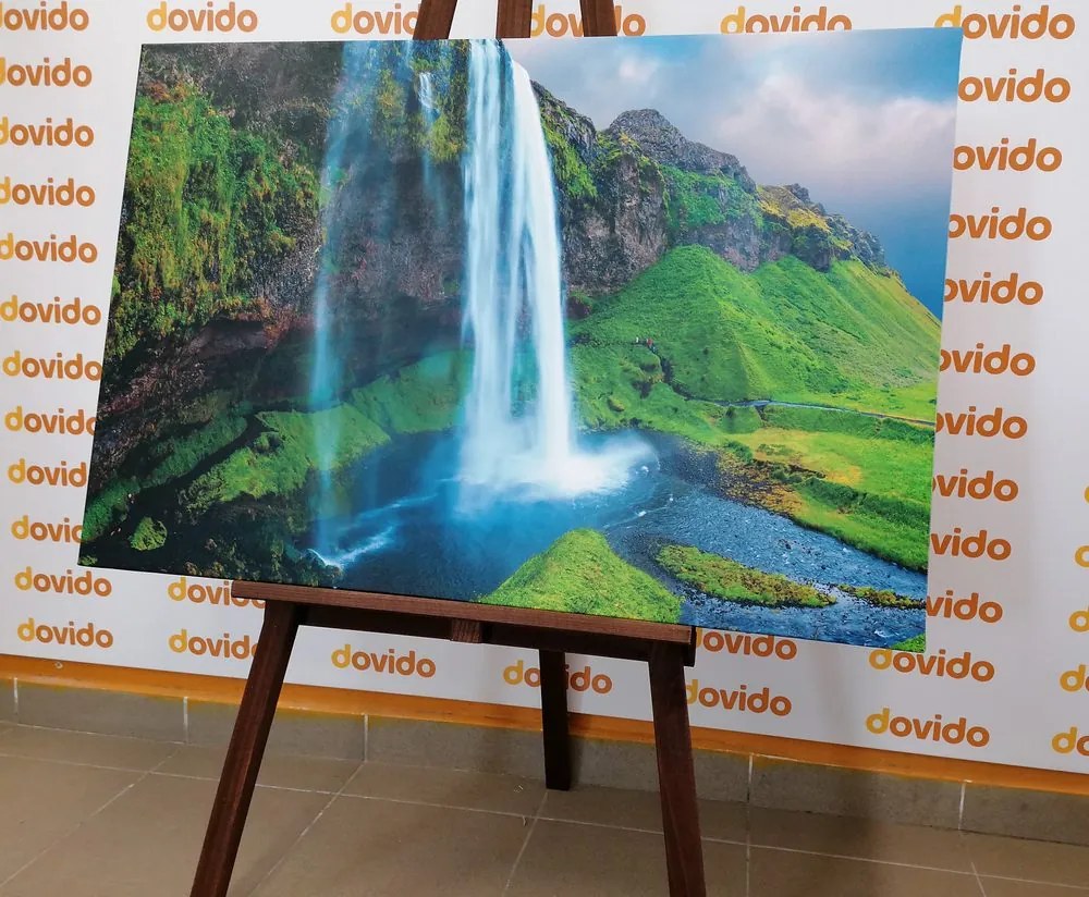 Quadro su tela – Cascata in Islanda
