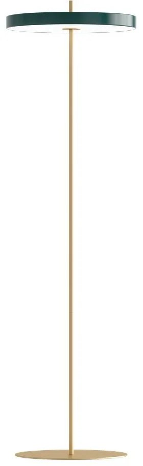 Lampada da terra dimmerabile a LED verde scuro con paralume in metallo (altezza 151 cm) Asteria Floor - UMAGE