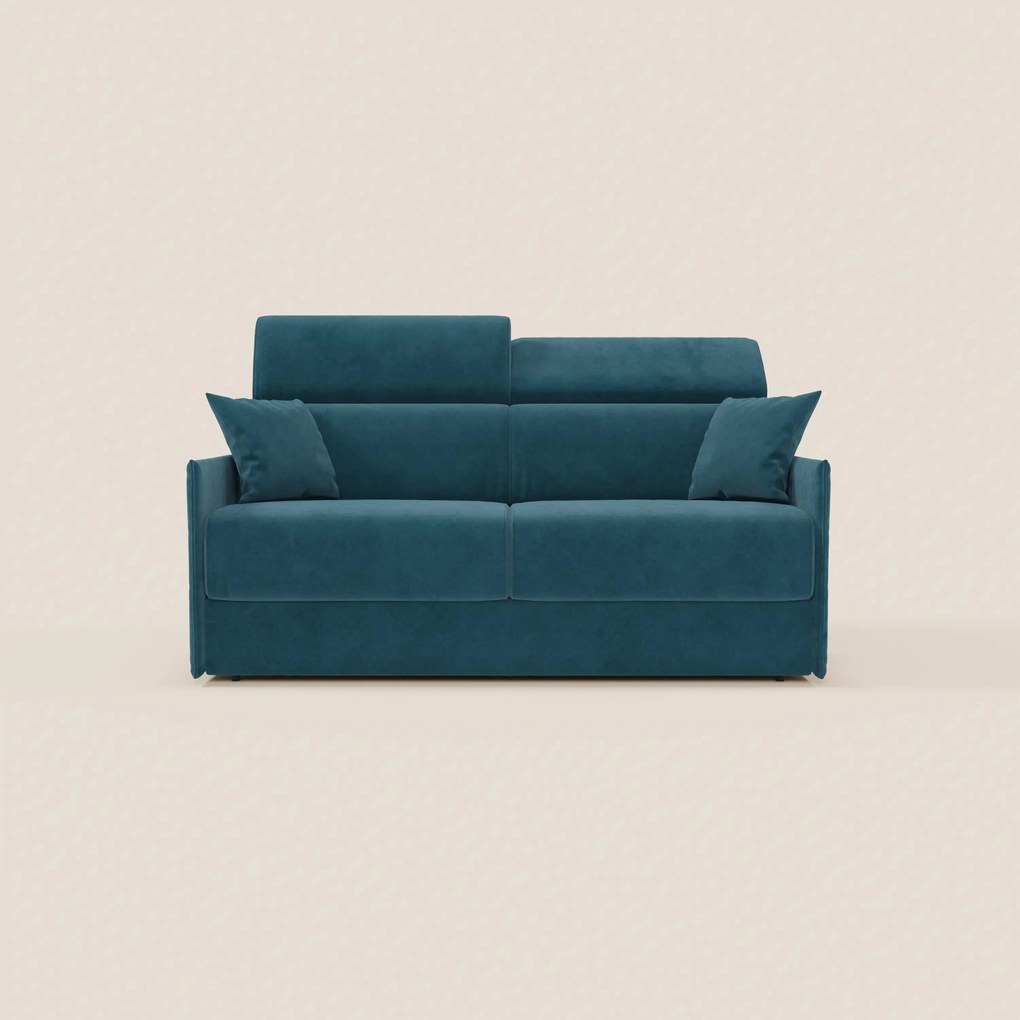 Miryam Divano letto con poggiatesta reclinabili e comfort maxi - design compatto in morbido tessuto smacchiabile T31