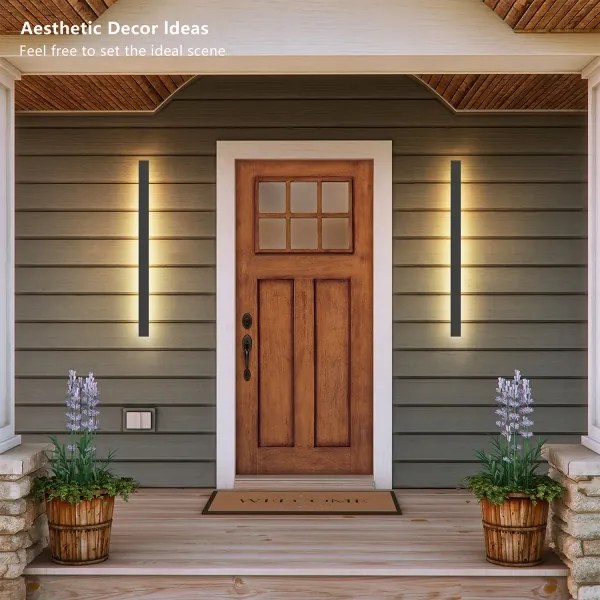 Brilagi - Applique da esterno LINEAR LED/22W/230V 3000K IP65 antracite