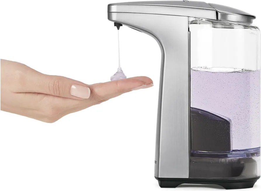Dispenser automatico di sapone in metallo grigio 237 ml - simplehuman