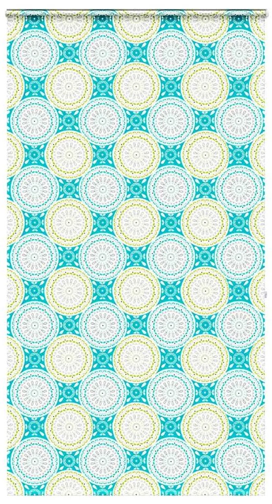 Tenda A Rullo Doccia Con Cassonetto 120x240cm Larghezza Tessuto /