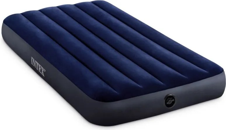 64757 - Materasso Gonfiabile Classic Downy Singolo, pvc, Blu, 99x191x25 cm - Intex