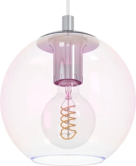 Eglo 901918 - Lampadario a sospensione con cavo ARISCANI 1xE27/60W/230V cromo lucido