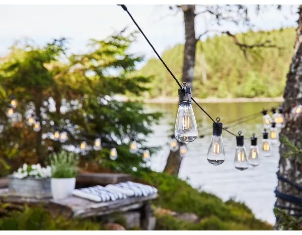 Markslöjd 107293 - Catena LED esterna GIRLANDA GARDEN 10 LED 5,5m IP44