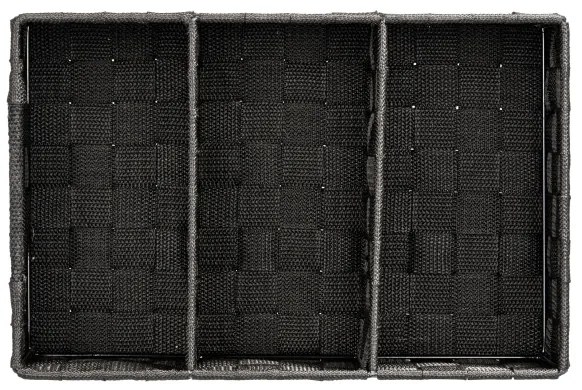 WENKO 20978100 - Organizer ADRIA 32x21 cm nero