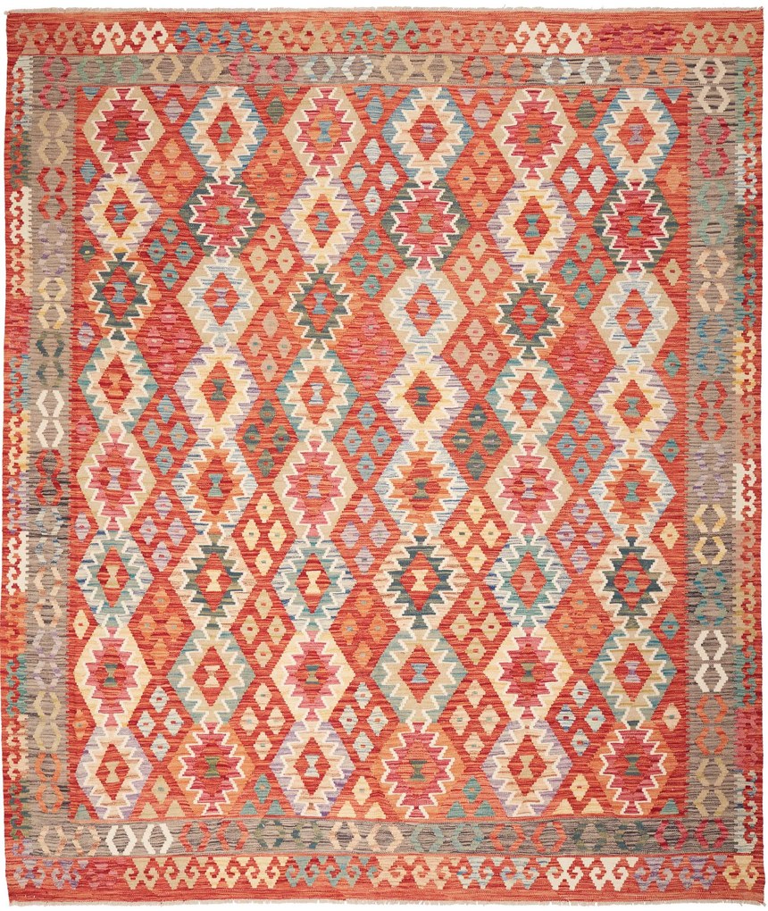 Kilim Tappeto 300 x 260 (Pakistan) Tessuto A Mano