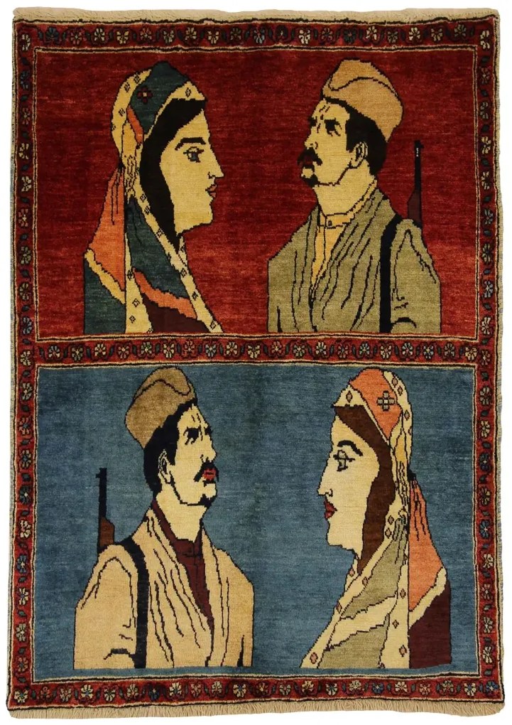 Gabbeh Tappeto persiano 120x170 (Iran)
