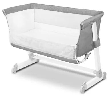 Lionelo - Lettino da viaggio THEO Concrete