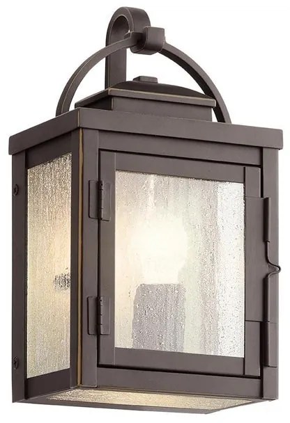 Applique classico chic da esterno KL-CARLSON-S-RZ bronzo IP44 1X E27 ELSTEAD