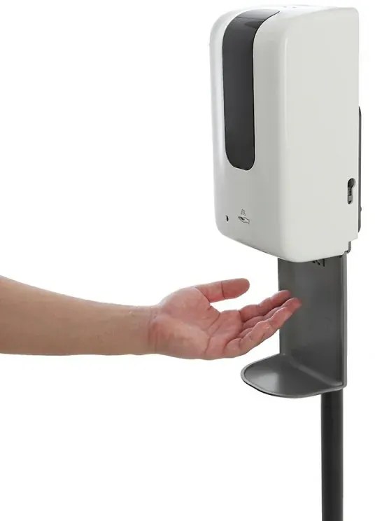 Dispenser Automatico per Gel Igienizzante da 1200 ml con Piantana da Appoggio