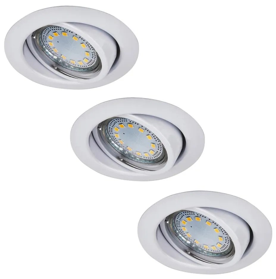 Rabalux 1049 - SET 3xLED Lampada da incasso LITE 3xGU10-LED/3W/230V