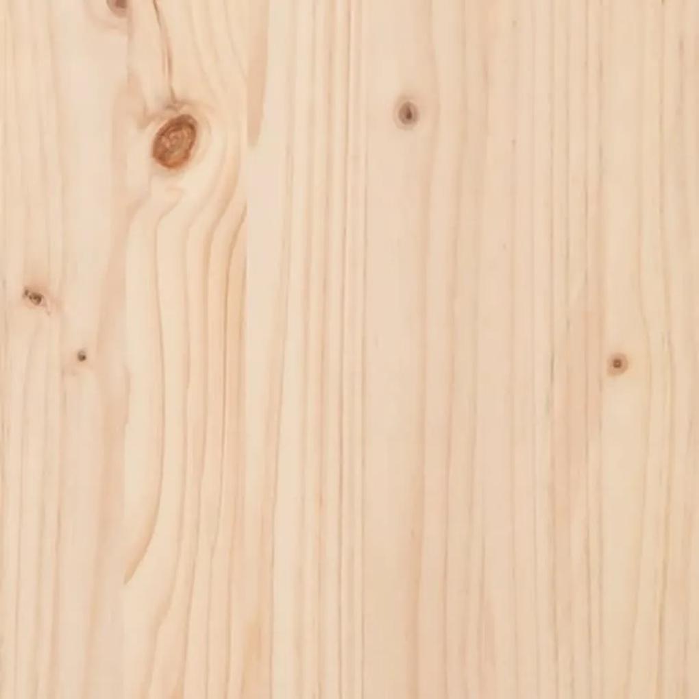 Testiera per letto 155,5x4x100 cm in legno massello di pino
