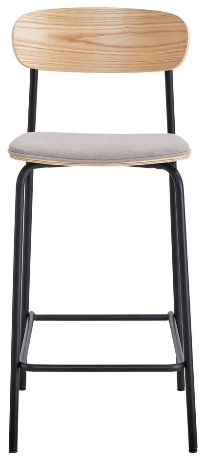 Set di sbagelli da bar neri/grigio tortora 2 pz (altezza della seduta 66 cm) Adriana – Marckeric
