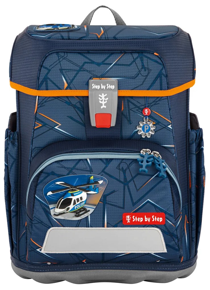 Zaino scuola Step by Step CLOUD, set 5 pezzi, Helicopter Sam