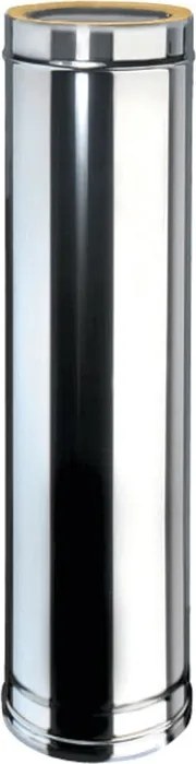 Condotto a doppia parete Tubo DP coib Aisi 316L d.180/230 in inox 100 cm