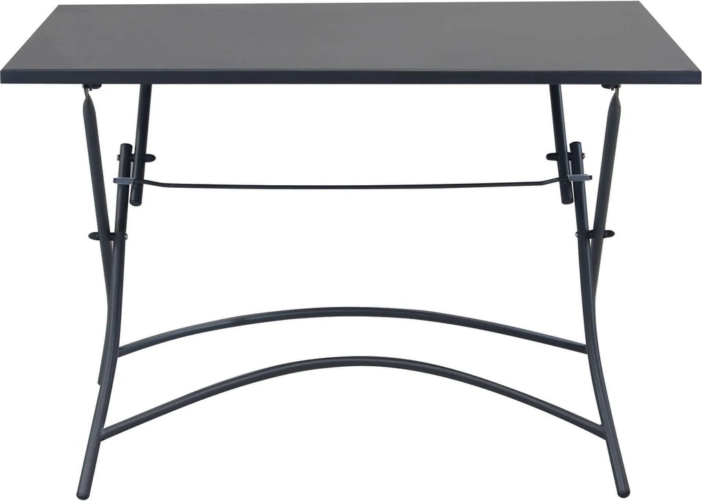 ROMANUS - tavolo in acciaio pieghevole da esterno