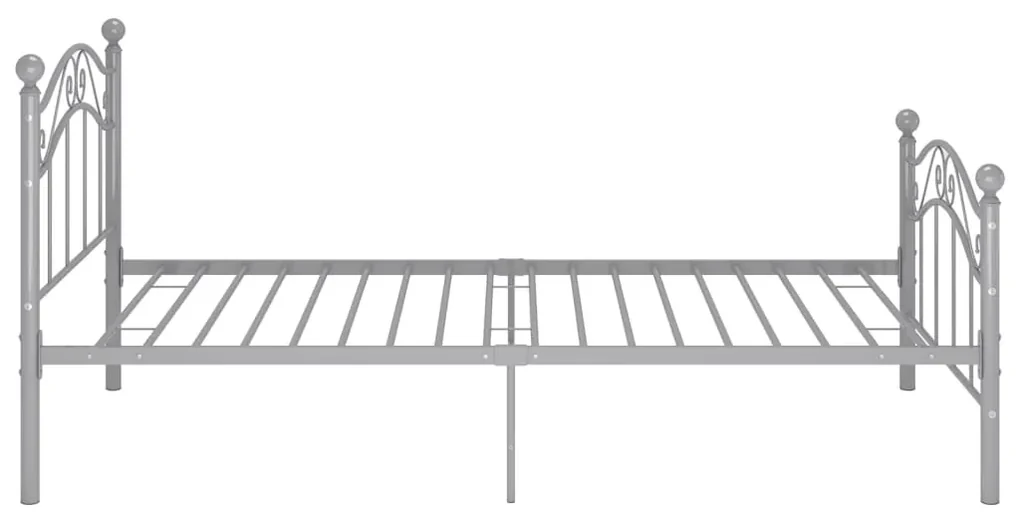 Giroletto grigio in metallo 100x200 cm