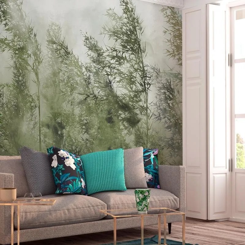 Fotomurale adesivo  Tall Grasses  Green  Larghezza x Altezza Home decor 196x140