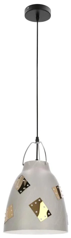 Lampadario a sospensione con filo PATCH 1xE27/60W/230V