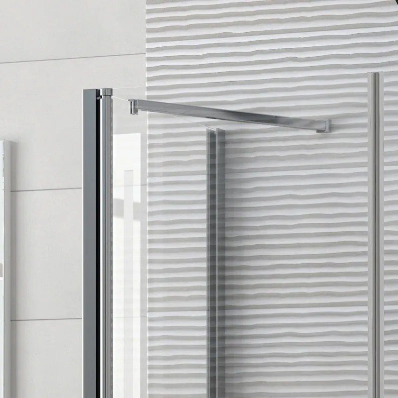 Box doccia 3 lati 80x160x80 doppia porta saloon modello K3-SALOON - KAMALU