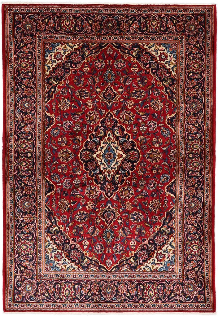 Kashan Tappeto persiano 210 x 150 (Iran) Annodato A Mano