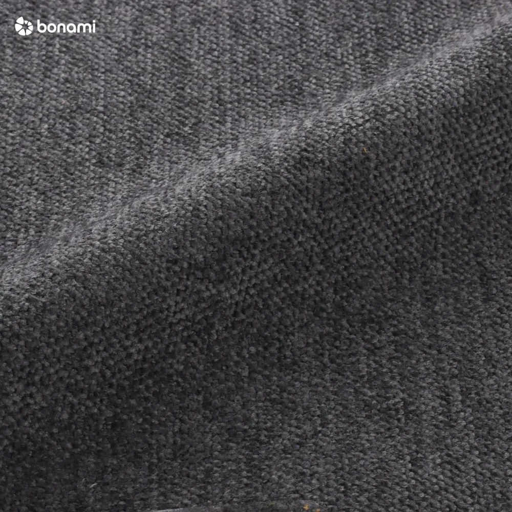 Divano letto angolare grigio scuro, angolo sinistro Scandic Lagom - Miuform