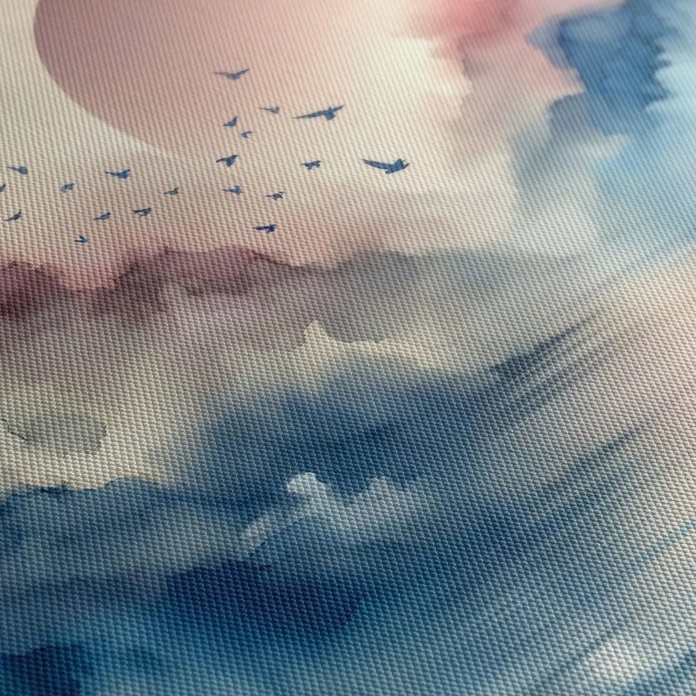 Quadro su tela – Tocco di cielo e terra