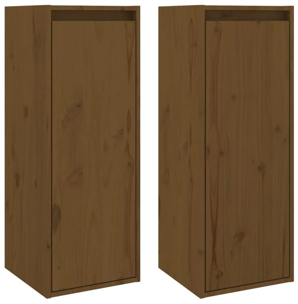 Pensili miele 2pz 30x30x80 cm in legno massello di pino