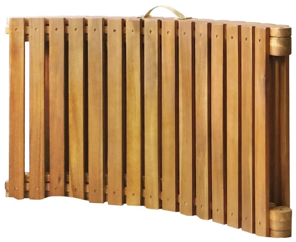Lettini prendisole 2 pz con cuscini in legno massello d'acacia