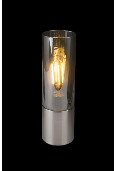 GLOBO 21000N - Lampada da tavolo ANNIKA 1xE27/25W/230V diametro 9 cm cromo