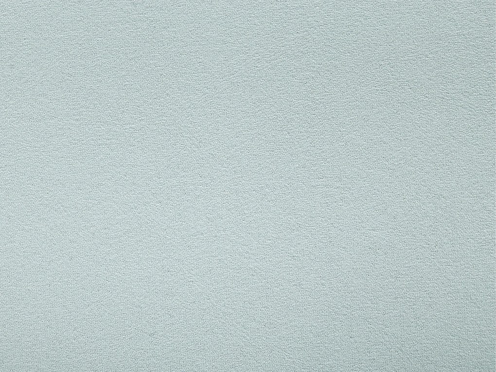 Pouf animaletto velluto azzurro e legno chiaro HIPPO Beliani