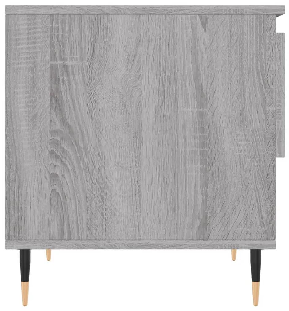 Tavolino da Salotto Grigio Sonoma 50x46x50 cm Legno Multistrato