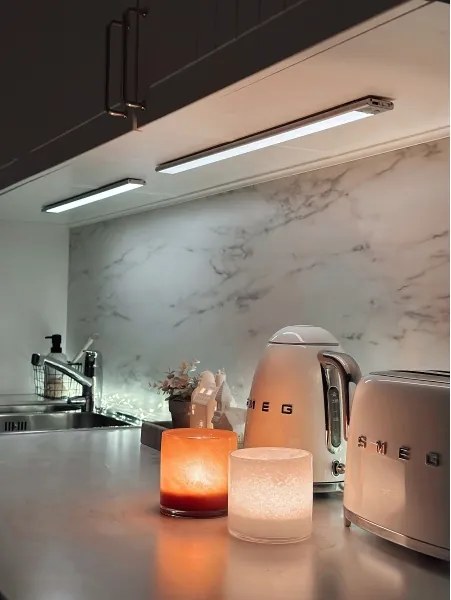 Osram - Lampada LED sottopensile con sensore LINEAR LED/3,2W/3,7V 40 cm grigio