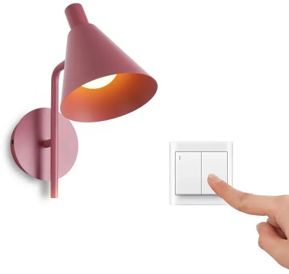 Brilagi - Applique a LED LUCERA LED/3W/230V rosso bordeaux