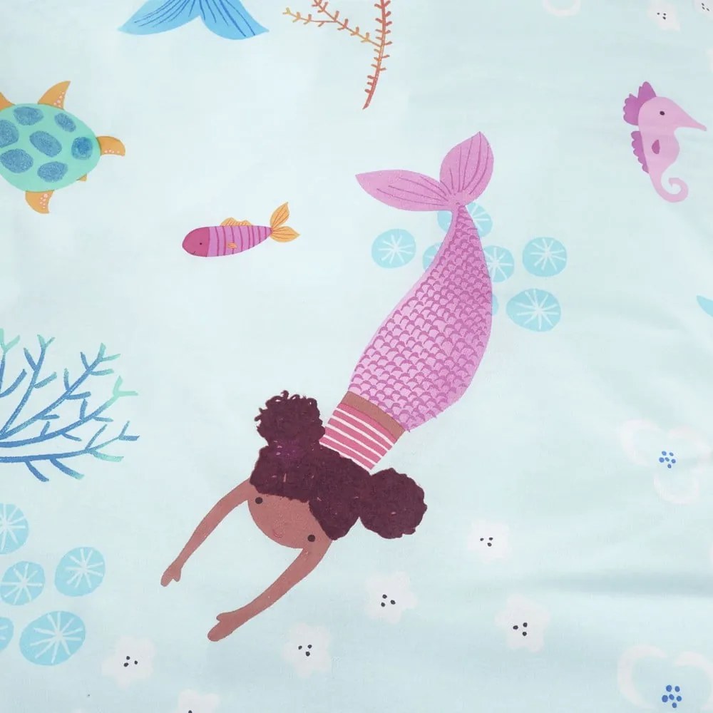 Biancheria da letto singola per bambini 135x200 cm Mermaid - Catherine Lansfield