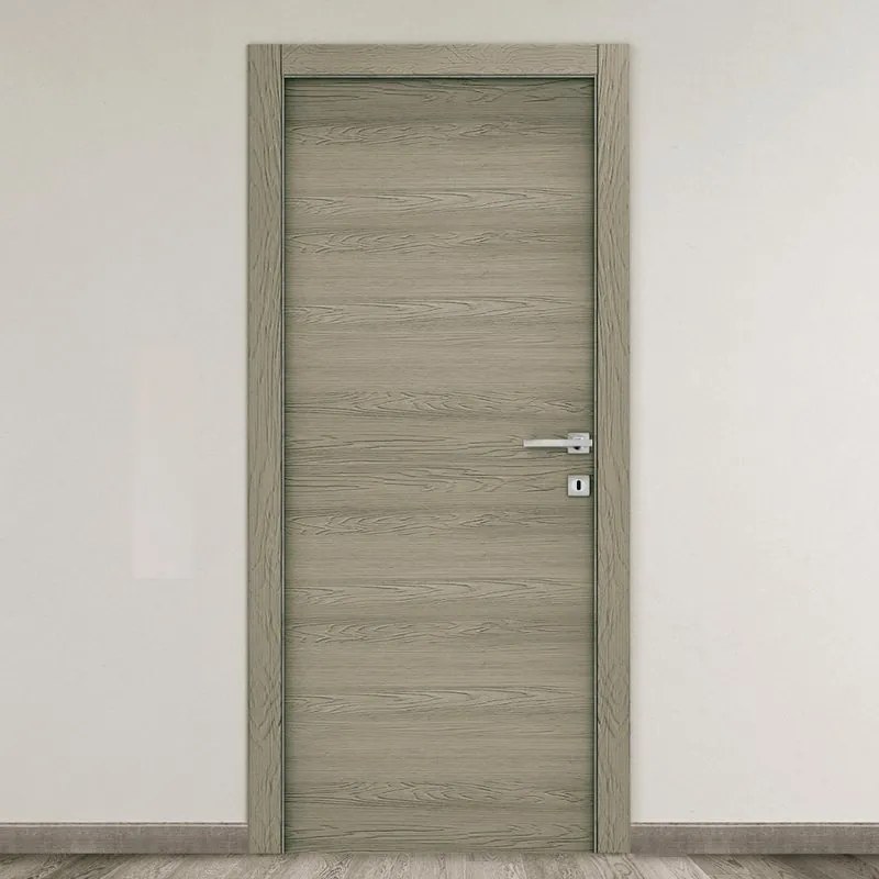 Porta battente Almond avena L 70 x H 210 cm reversibile