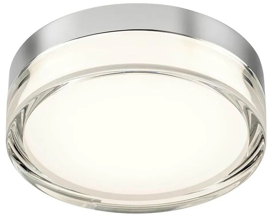Redo 01-3725 - Plafoniera LED FRISBI LED/8W/230V IP44 cromo