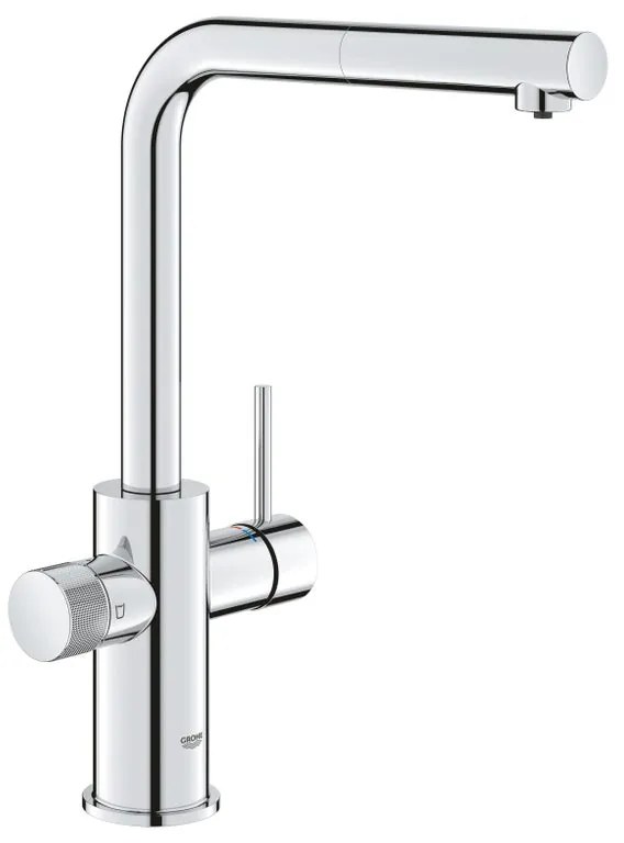 Rubinetto da cucina BLUE PURE MINTA argento cromato GROHE